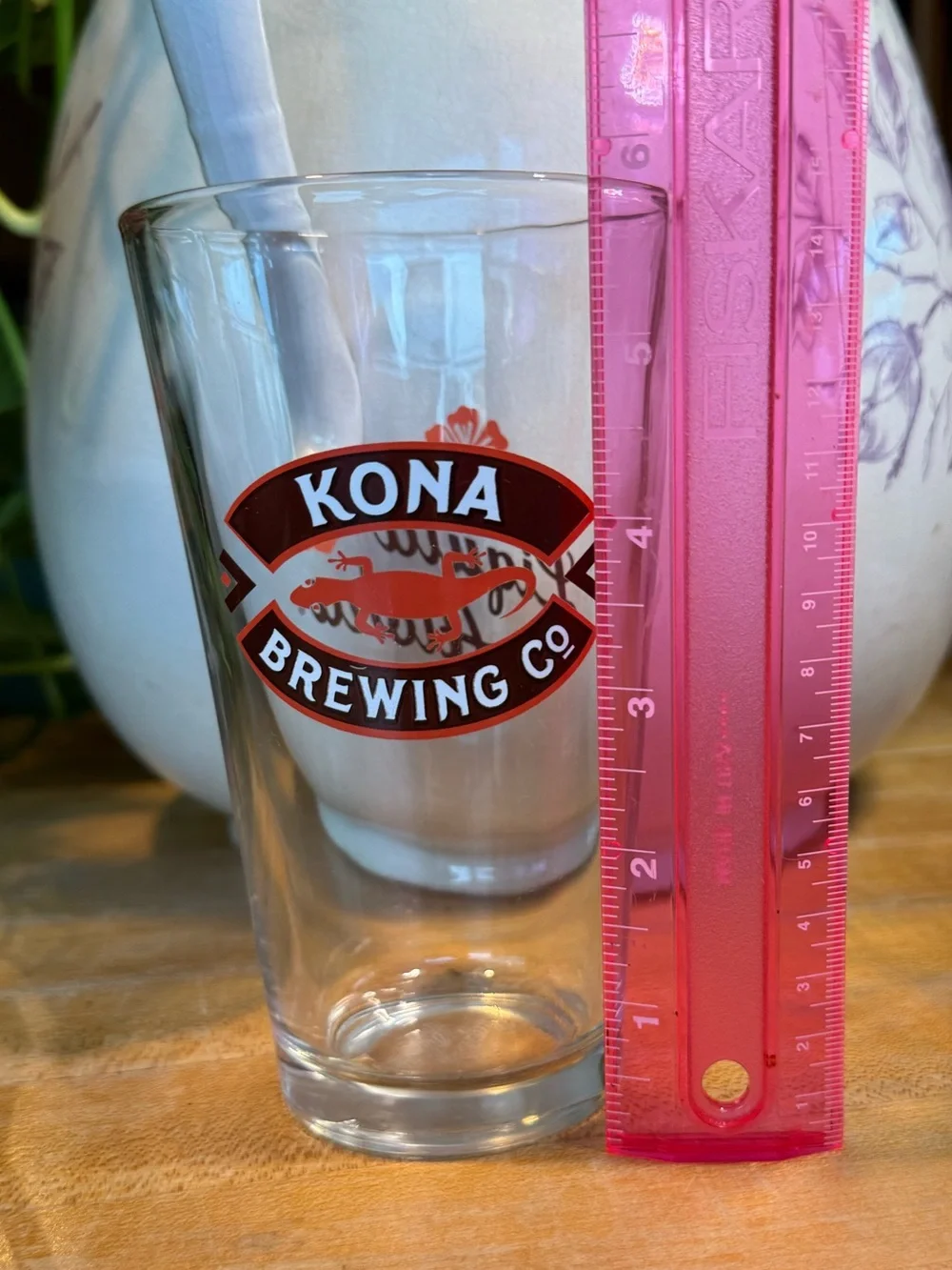 Kona Brewing Co Liquid Aloha 16 oz Pint Beer Glass